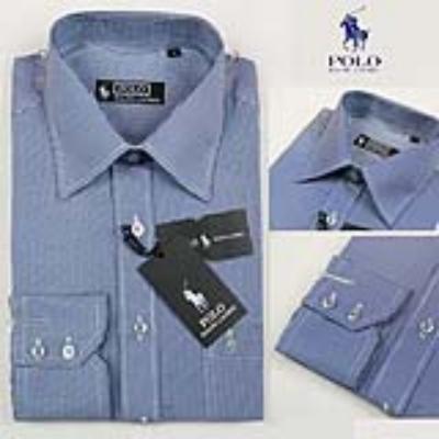 Ralph Lauren long sleeve dress shirt - blue/white strip No. 790